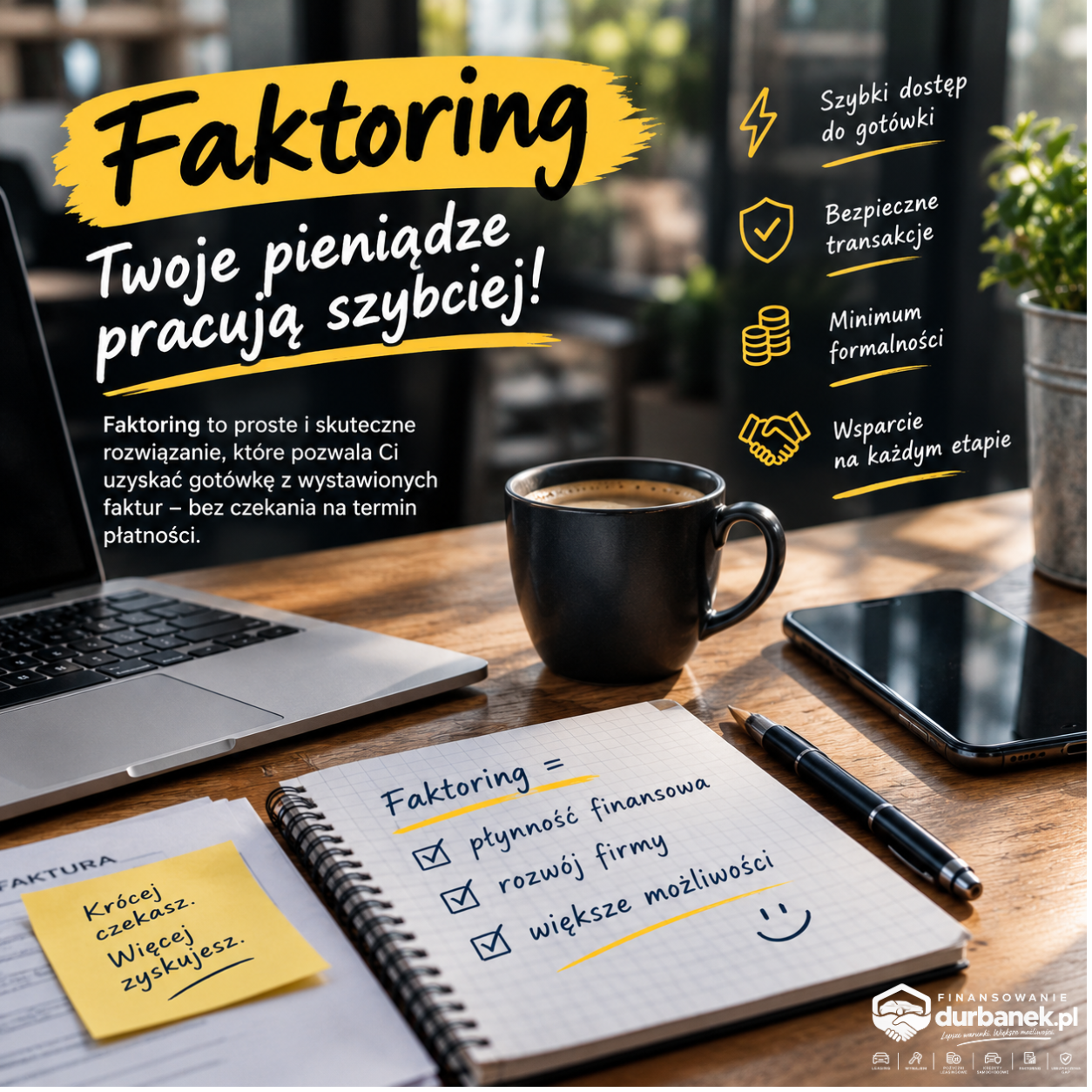 Faktoring – jak odzyskać pieniądze z faktur i poprawić płynność finansową firmy?